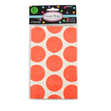 Amscan Geschenkverpackung orange weiß 18 cm x 11 cm | 48 Stück
