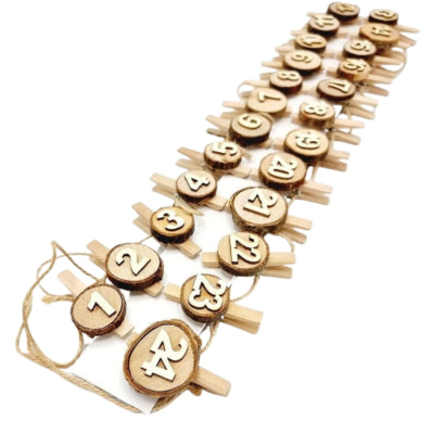 Adventskalender DIY 5 cm 24er Set | 16 Stück