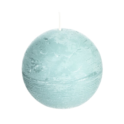 Spaas(r) Kugelkerze Himmelblau 8 cm | 12 Stück