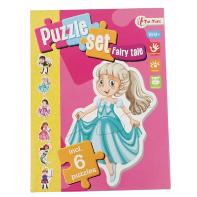 Toi-toys Puzzles Märchen 19 cm 6er-Set | 12 Stück