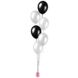Amscan Ballongewicht Babyflasche rosa 9 cm | 24 Stück