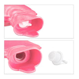 Relaxdays warmwater kruik roze 1 l | 12 stuks