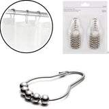 Migros douchegordijn ringen metaal 7,2 cm 12 stuks | 24 stuks