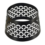 Spaas(r) Kappe für Fischaugenkerzen schwarz 8,5 cm | 36 Stück