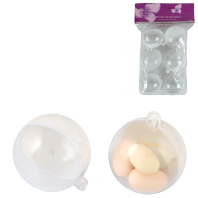 Hängekugel weiß 5 cm 6er-Set | 32 Stück