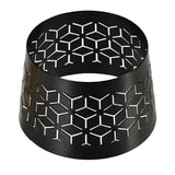 Spaas(r) Kappe für Kerzen geometrisch schwarz 8,5 cm | 36 Stück