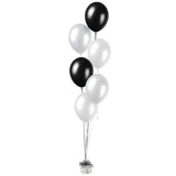 Amscan Ballongewicht Geschenk silberfarben 8 cm | 24 Stück