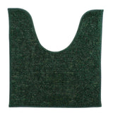 WC-Vorleger grün Polyester 45 x 50 cm | 6 Stück