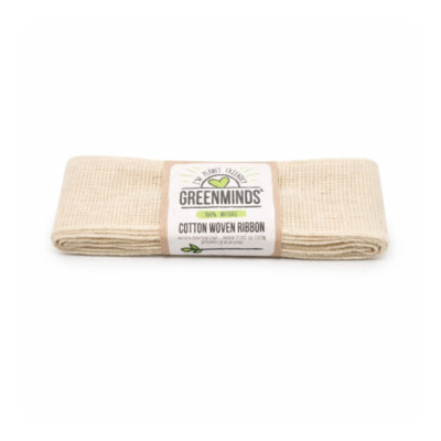 Greenminds Band Baumwolle natur 2 m | 48 Stück