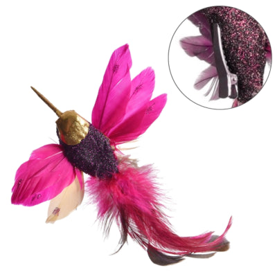 Kolibri auf Clip Fuchsia 19 cm | 24 Stück