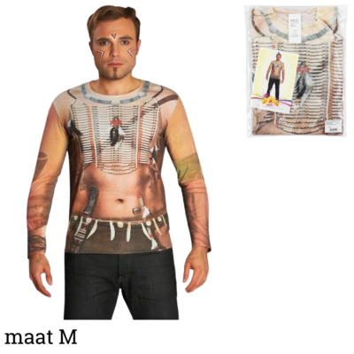 Kostüm Indianerhemd Erwachsene Größe M | 13 Stück