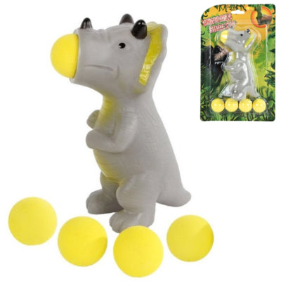 Dinoworld Dinosaurier-Popper mit 5 Kugeln 14 cm | 12 Stück
