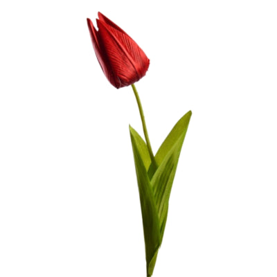 Kunstblume Tulpe Seide rot 50 cm | 48 Stück