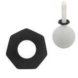 Stjernsund kaarsenring loua zwart mat 5,5 cm | 48 stuks