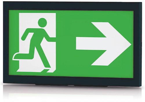 Enzo profolux led noodverlichting 3w in opbouw ip40 zwart - 5021725