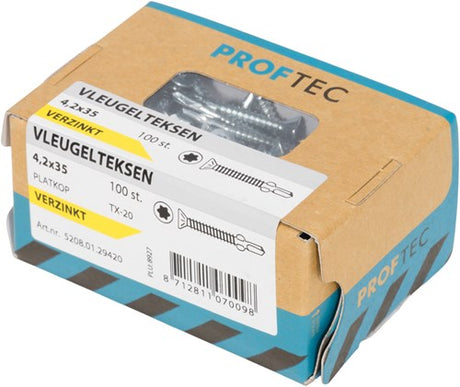 Proftec tuinhoutschroef rvs-410 lk +snijpunt torx tx20 4.0x70 42 | 200 stuks - 5207.31.26201