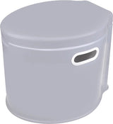 Proplus tragbare Toilette 7 Liter Sitzhöhe 37 cm grau