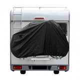 Prophlus Fahrradabdeckung - Schutzabdeckung für 2 Fahrräder, Schwarz, Wasserrepellent, 150 x 74 x 122 cm