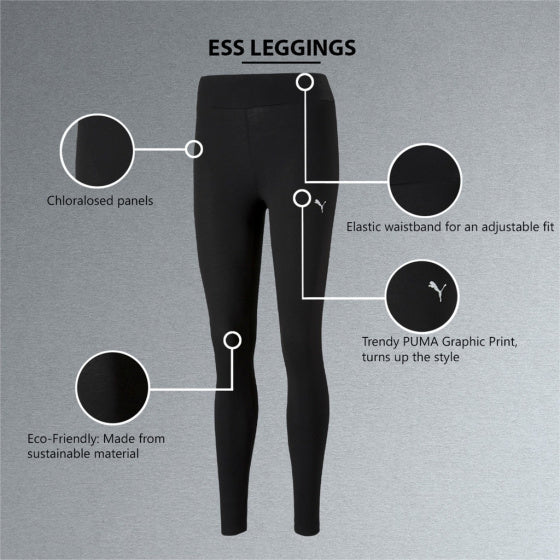 Puma Ess Sport Legging Ladies Schwarz Größe m