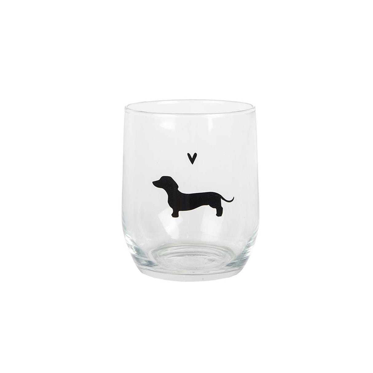 Clayre eef drinkglas tekkel 300ml ã˜ 8x9 cm glas