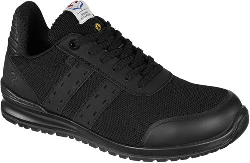 Quick werkschoen sprint dark laag qs0561 s1p | zwart | maat 44 - 00.114.006.44