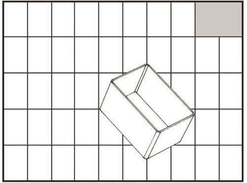Raaco Insetbox, Größe A8-1, H: 47 mm, Größe 79x55 mm, 1 Stück