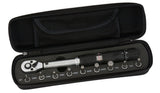 Radon-Comp-Drehmomentschlüssel 1 4 2-14 Nm fixierbar inkl. Bits