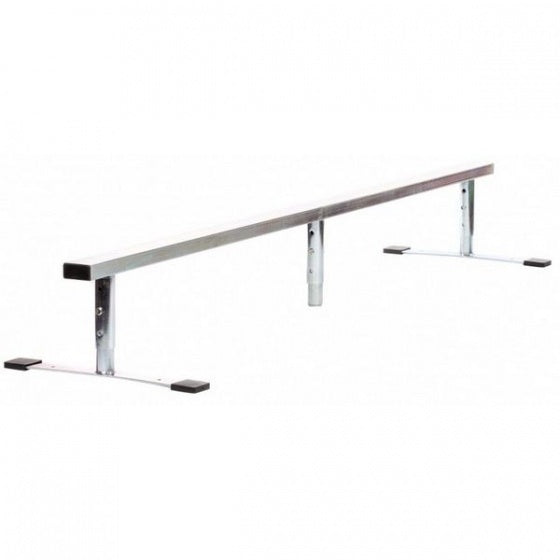 Urban Street Ramps Flatbar Grindrail 185 cm Silber