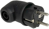 Schutzleiterstecker Gummi abgewinkelt abl - 6141230
