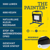 Rapid bouwlamp the painter+ | 5000 lumen - 5001730