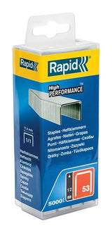 Rapid nr. 53 dundraadnieten 12 mm, 5.000 stuks - 40303086 - 40303086