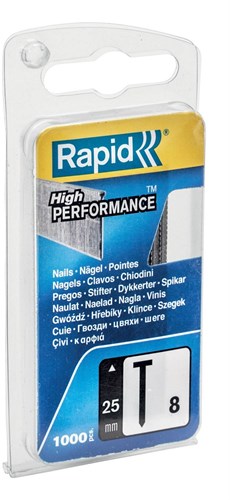 Rapid Nr. 8 Nägel 25 mm, 1.000 Stück - 40109535 - 40109535