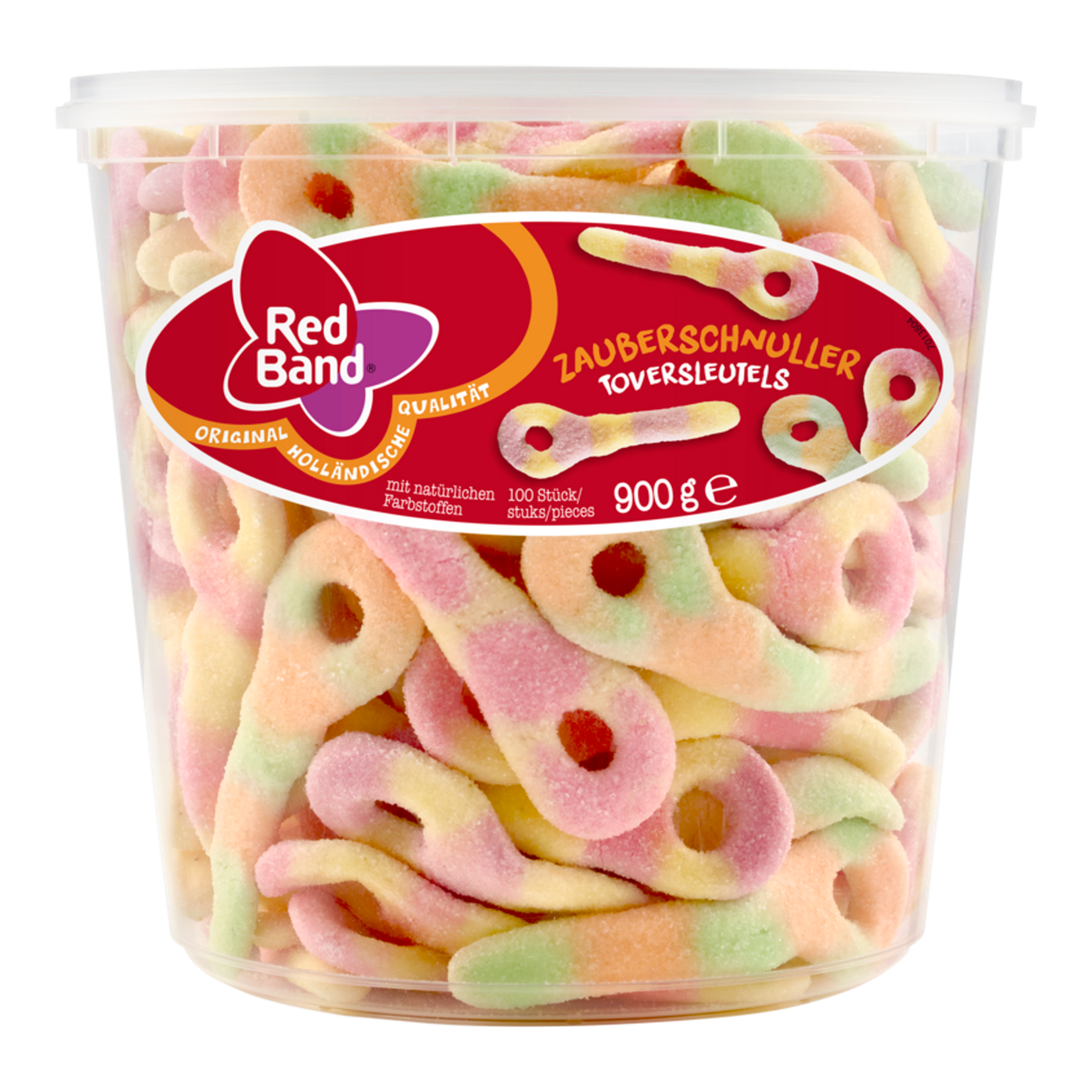 Zauberschlüssel mit rotem Band (100 Stück)