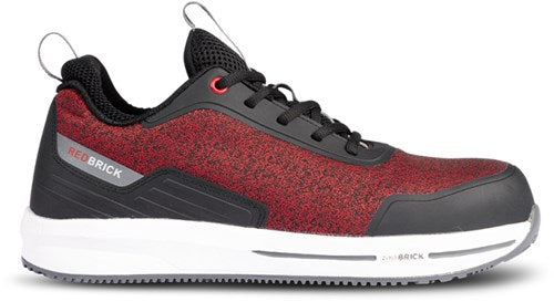 Redbrick motion spirit af s1ps esd | rood zwart | maat 39 - 8713458012007