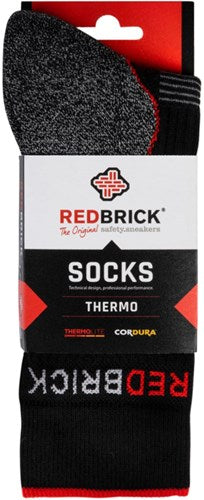 Redbrick thermo sokken 25105 | grijs zwart | maat 42 - 00.083.021.39