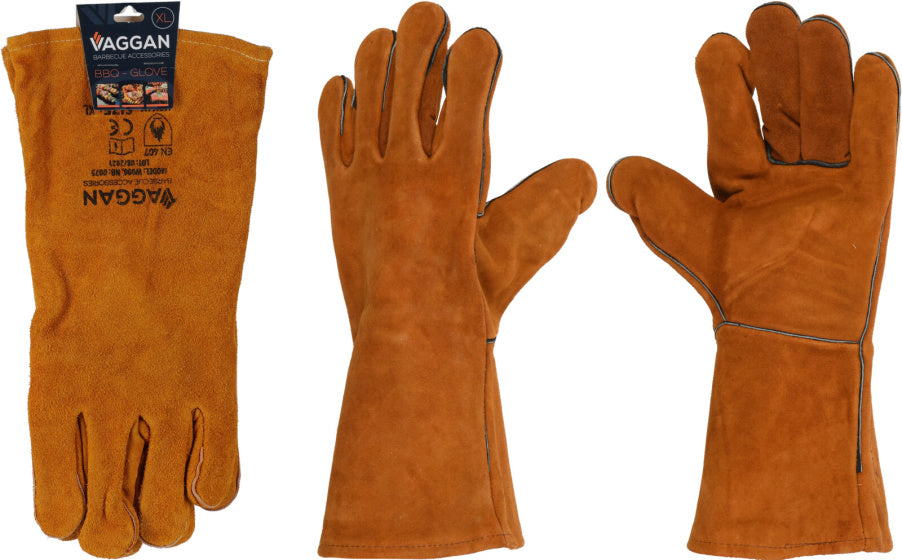 Vaggan BBQ Handschern Lederbraun Größe 11 xl