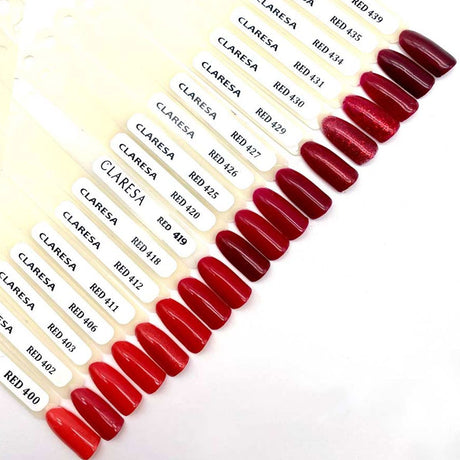 Claresa UV-LED-Gel-Nagellack, 5 ml, Rot 411 Sunny Garden