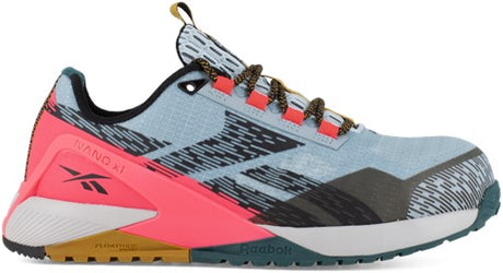 Reebok Arbeitsschuh Nano IB382 S1PS | blau rosa | Größe 38 - 690774734876