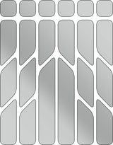 Rie:sel design reflektierendes Aufkleberset 'Reflex' Silber