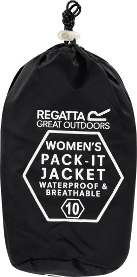 Regatta Pack-it III Regenjacke Damen Schwarz Größe xxl