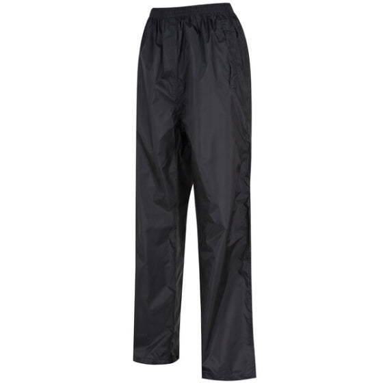 Regatta Pack it o Regenhosen Damen Schwarz Größe l