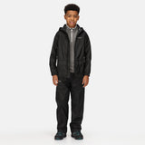 Regatta Rainbroek Pack It Junior Schwarz Größe 7-8 Jahre