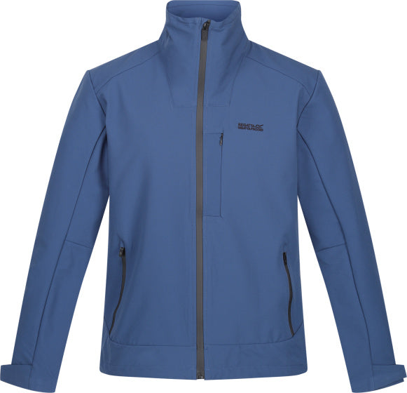 Regatta Overbeoor Softshell Jacke Männer Blau Größe xxl