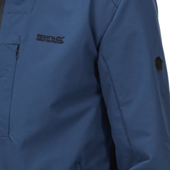 Regatta Overmoor Softshellcoat Männer Blau Größe xl