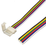 Enzo rgb-cct quick aansluitstuk 6pin 12mm met 15cm draad - 4380210