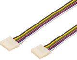 Enzo rgb-cct quick koppelstuk 6pin 12mm met 15cm draad - 4380220