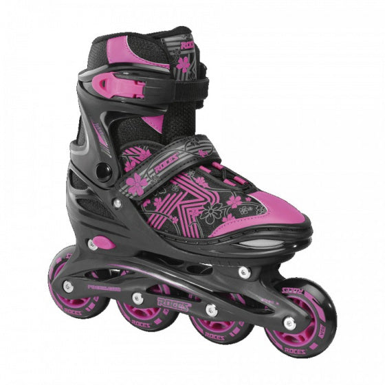 ROCES Inline Skates schicken 3.0 Softboat 82A Black Pink Größe 34-37