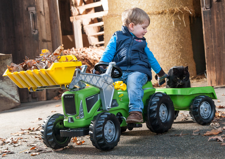Rolly Toys Treppentraktor Rollykiddy Futura Junior Green Schwarz
