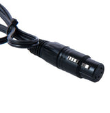 Rolux 4-Pins XLR Kvinnlig plugg med manlig D-Tap RL-C3