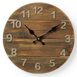 Nedis clwa002wd30 runde wanduhr durchmesser 30 cm holz